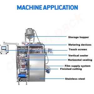 Machine de remplissage et d'emballage automatique multi-voies haute précision pour sachets de sauce tomate et de ketchup - Product Image 2