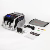 Machine à compter l'argent 2827, machine à compter les billets, compteur automatique de billets avec détection de contrefaçon UV MG IR MT, écran LCD