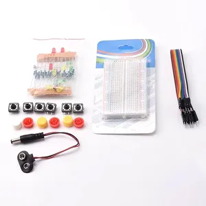 Kit de Iniciación en Electrónica Inteligente para Arduino Uno R3, Mini Placa de Pruebas, LED, Cable de Puente, Botón - Product Image 5