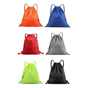 Wholesale Cheap Imaiwill Waterproof Nylon Jacquard Weave Drawstring Gym <b>Backpack</b> Custom Outdoor Casual Novelty Gifts - Product Image 3