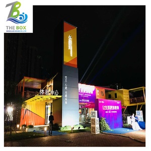 <span class=keywords><strong>2</strong></span>-Story คอนเทนเนอร์40ฟุต Luxury ประกอบ Steel Modular คอนเทนเนอร์แสดง House - Product Image 4