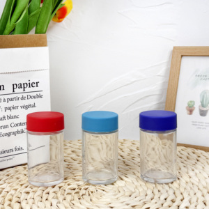 Venta al por mayor, 2oz, 6oz, tapa CR resistente a los niños, tapa de cúpula roscada, tarro de vidrio a prueba de niños para el cuidado de la piel, crema para los ojos, cosmética de cáñamo - Product Image 2