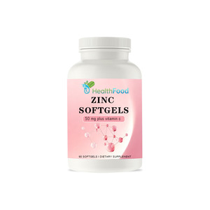 Cápsulas Blandas de Zinc OEM ODM para una Piel Radiante desde Adentro y para Apoyar un Sistema Inmunológico Saludable con Vitamina C, Suplemento Dietético - Product Image 1