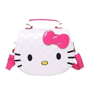 2025 Nueva versión coreana lindo KT gato bandolera Casual princesa bolsa con estilo de moda PU Material versátil para niñas - Product Image 3