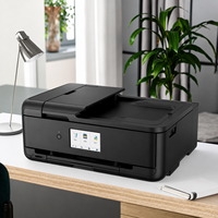 Imprimante jet d'encre multifonction A4 sans fil WiFi USB avec impression recto verso automatique, numérisation et copie couleur pour entreprises et usage domestique