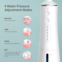 Irrigateur buccal IPX7, hydropulseur dentaire étanche avec pointe de jet ardillon spéciale, hydropulseur électrique Portable