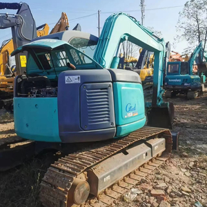 Excavadora de Radio Corta Kobelco SK70SR Usada, Excavadora Compacta SK 70 SR de 7T, Maquinaria de Construcción Japonesa, Pocas Horas de Uso - Product Image 1