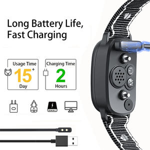 <span class=keywords><strong>Collar</strong></span> de Adiestramiento para Perros Recargable de Alta Calidad, 3 Modos, Sin Descargas, Antiladridos, con Pantalla LED - Product Image 5