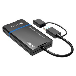 Adaptateur vidéo IADAP USBCA 2HDMI Noir 623639 - Product Image 3