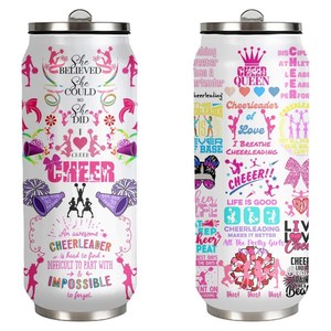 Nhà máy tùy chỉnh 500ml chân không thép không gỉ có thể định hình thăng hoa có thể Tumbler với rơm - Product Image 6