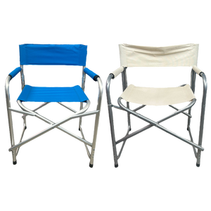 Silla de director 55x47x47,5 cm Color Crema Accesorios Exteriores - Product Image 1