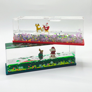 ของตกแต่งน้ำมันเคลื่อนไหว OEM สำหรับเทศกาลคริสต์มาส ของขวัญวันพ่อ ของตกแต่งงานปาร์ตี้ ของตกแต่งของเหลวเคลื่อนไหวสำหรับเด็ก - Product Image 1