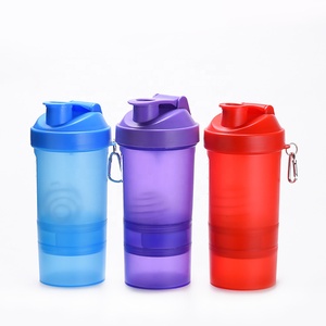 Vasos mezcladores <span class=keywords><strong>de</strong></span> proteínas <span class=keywords><strong>de</strong></span> plástico PP para gimnasio y fitness con almacenamiento, <span class=keywords><strong>botella</strong></span> <span class=keywords><strong>de</strong></span> <span class=keywords><strong>agua</strong></span> <span class=keywords><strong>de</strong></span> plástico con clip para escalada, 13oz/400ml - Product Image 1