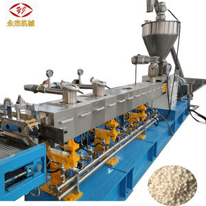 Máquina para Fabricar Pellets de TPS Biodegradables, Extrusora de Gránulos de Almidón de Maíz Termoplástico, Alta Productividad, Motor, Caja de Cambios, PLC, Rodamientos - Product Image 2