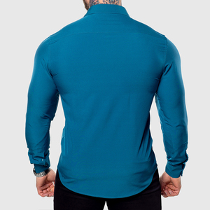<span class=keywords><strong>Lcon</strong></span> ชุดเดรสสำหรับผู้ชาย, เสื้อเชิ้ตทางการธุรกิจยาวเสื้อเชิ้ตทางการแขนยาวเข้ารูปแห้งเร็ว - Product Image 2