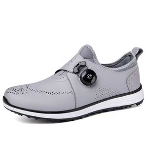 Zapatos Casuales para Hombre, Superficie Sintética Roja Lisa, Cierre de Perilla Giratoria, Transpirables, con Detalle Perforado, Zapatos de Golf para Uso en Campos Deportivos - Product Image 6