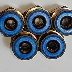 Conector Rápido para Manguera de Aire de Camión, 12 mm, Metálico, Azul, Piezas Automotrices - Product Image 1