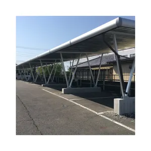 Nieuwe Patroon 3 Kw Geprefabriceerde Solar Residentiële Aluminium Carport