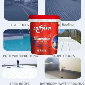 Revêtement de toiture en caoutchouc liquide de conception moderne, revêtement d'étanchéité en caoutchouc de silicone pour l'étanchéité des piscines, revêtement en caoutchouc d'étanchéité - Product Image 2