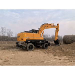 RUEDA Excavadora de Corea del Sur Usado HYUNDAI 210W-7 o 210W-9 Excavadora de ruedas a la venta Buen Estado - Product Image 2