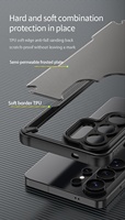 Coque arrière rigide antichoc en PC avec protection d'objectif, finition mate effet peau, style urbain, pour Samsung S26 Ultra/S25/S24 FE/S23/A17/A55/A57