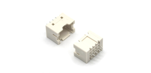 Conector de Cabezal de Pines Rectos WAFER XA de Paso de 2.5mm: 180 °   DIP Beige con Bloqueo 2*4P - Product Image 3
