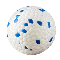 Ballon pour chien en ETPU à texture popcorn, flottant, indestructible, résistant aux morsures, haute élasticité, écologique, avec logo personnalisé, vente en gros