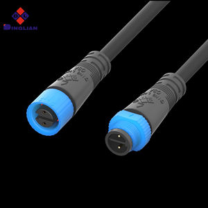 ขั้วต่อสายไฟฟ้า PA66กันน้ำสำหรับไฟถนน M15เต้าเสียบตัวผู้และตัวเมีย IP67 - Product Image 2