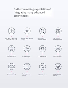 Mini drone KY905 pour débutants, en plastique, Wifi FPV, pliable, hélicoptère RC, jouet, cadeaux - Product Image 4