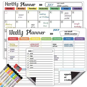 Magnet Whiteboard Weekly Planner Magnetic Dry Erase Monthly Calendar For Refrigerator Custom Magnetic Calendars