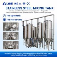 Cuve de réaction industrielle en acier inoxydable LANE SS316 pour engrais liquides, mélangeur chimique et réacteur de mélange