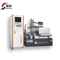 Machine de découpe EDM à fil à grande vitesse CNC DK7735/DK7745 de haute précision avec composants de base, y compris pompe à moteur PLC