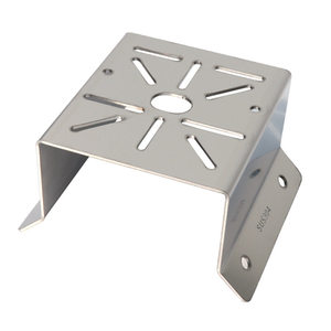 Support mural d'angle universel multifonctionnel en acier inoxydable argenté pour caméra de sécurité CCTV - Product Image 4