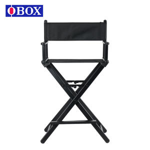 Chaise pliante en alliage d'aluminium OBOX 51x92x11.5cm, chaise de maquillage, chaise de réalisateur pliable, design contemporain - Product Image 3