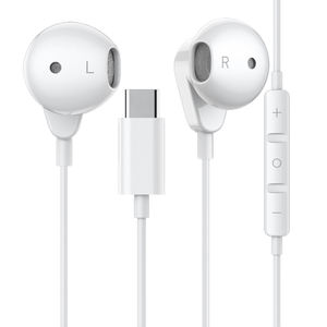 NOUVEAU Écouteurs Offre Spéciale Type-C Écouteurs filaires Stéréo Type C <span class=keywords><strong>Casque</strong></span> avec micro pour Iphone 15 - Product Image 1