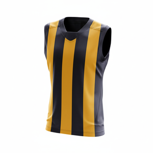 Camiseta de Fútbol Australiano Sublimada Personalizada para Adultos, 100% Poliéster, Transpirable, Talla Grande, Camiseta de Rugby AFL - Product Image 1