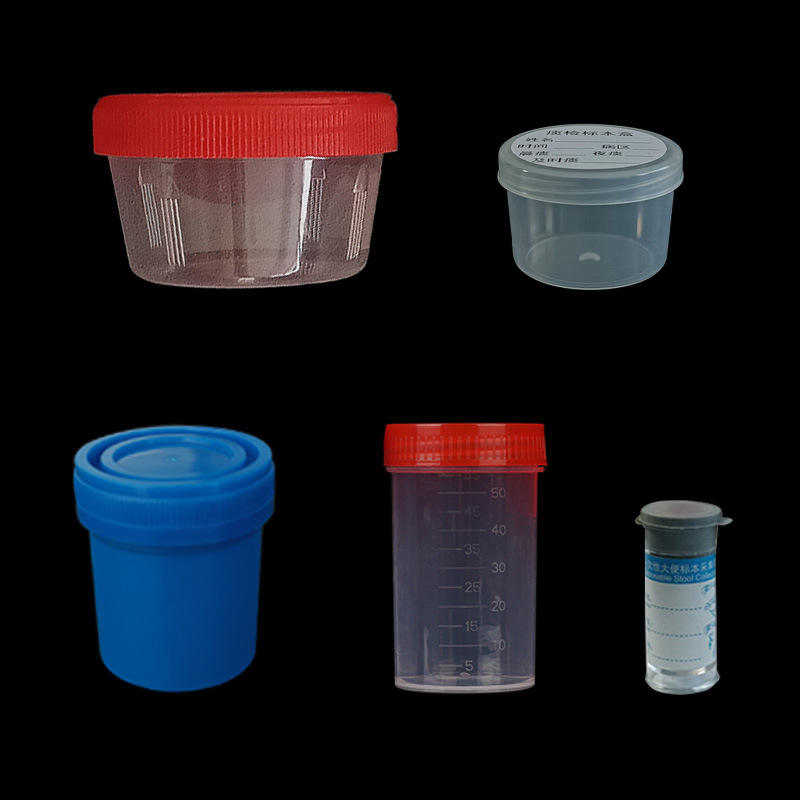 Stool Sample Collection Materials Disposable 60ml Screw Cap Stool Collection Cup Plastic Feces Specimen ...
