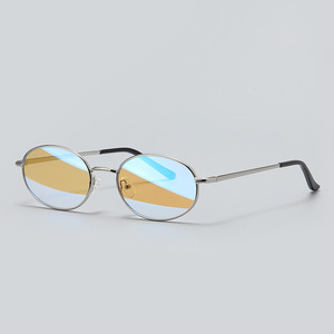 Gafas <span class=keywords><strong>de</strong></span> Sol Retro Ovaladas Premium SPUKA 8013 para Hombre y <span class=keywords><strong>Mujer</strong></span> con Revestimiento <span class=keywords><strong>de</strong></span> Espejo y Logotipo Personalizado - Product Image 3