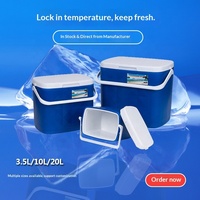 Glacière de camping multi-usages YX-J1-21 10L 20L, sac de pique-nique portable avec poche à glace