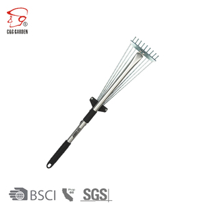 RK9-302 9 Tine <span class=keywords><strong>คราด</strong></span>สวนสำหรับเด็ก,เครื่องมือทำความสะอาดสวน<span class=keywords><strong>คราด</strong></span>แบบใบ - Product Image 2