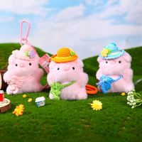 Porte-clés en peluche Trèfle à quatre feuilles, jouet en peluche doux et mignon, breloque de sac, cadeau pour les couples, peluches du Festival du Printemps