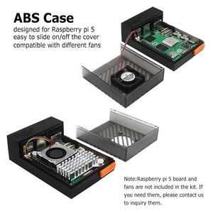 Argon Poly 5 Caja de plástico Negro o rojo Cove Carcasa de protección de carcasa de ABS Compatible con enfriador para Raspberry <span class=keywords><strong>Pi</strong></span> 5 - Product Image 4
