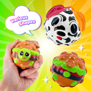 Unisex 6.5CM PU Magic <b>Bouncing</b> <b>Ball</b> 7-Style Inflatable Sports Toy for Beach Relief Cute Outdoor Family Game High Bounce <b>Ball</b> - Product Image 4