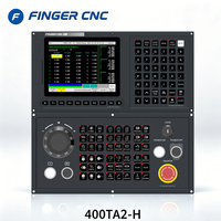 Controlador CNC 400TA2-H FINGER de 4 Ejes, Sistema de Control Numérico CNC Industrial Horizontal, Panel con Pantalla LCD de 8 Pulgadas, RT Linux para CNC