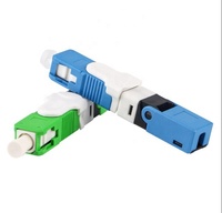Conector de Fibra Óptica Monomodo SC UPC APC de Instalación Rápida, Conector Rápido, Conector de Empalme, Empalmador Mecánico