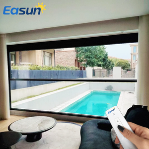 Bán nóng thiết kế hiện đại nhôm trượt nâng cửa sổ điện dọc trượt bão tác động nhôm kính cường lực màn hình - Product Image 1