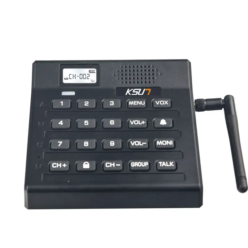 KSUN Q25 Wireless Intercom System 2 Way Radio Set Multi-Function Walkie Talkie for Home, Office, Apartment, Hotel, School