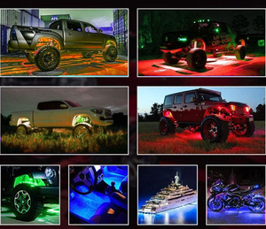 Liwiny underglow decking ánh sáng Kit App RGB 8 Pod Xe LED Rock ánh sáng - Product Image 4