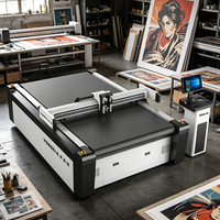 Découpeuse CNC à plateau plat haute vitesse pour panneaux KT, vinyle PVC, autocollants, acrylique, carton, papier – Découpe à couteau oscillant