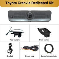 Caméra de tableau de bord avec rétroviseur de streaming 2K 9,2 pouces pour Toyota Granvia H10 Pro, double objectif avant et arrière, WiFi, certifiée CE FCC, qualité usine OEM